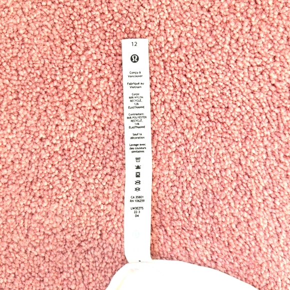 Lululemon White Quick-Drying Short Sleeve Polo Size 12 - Picture 10 of 11